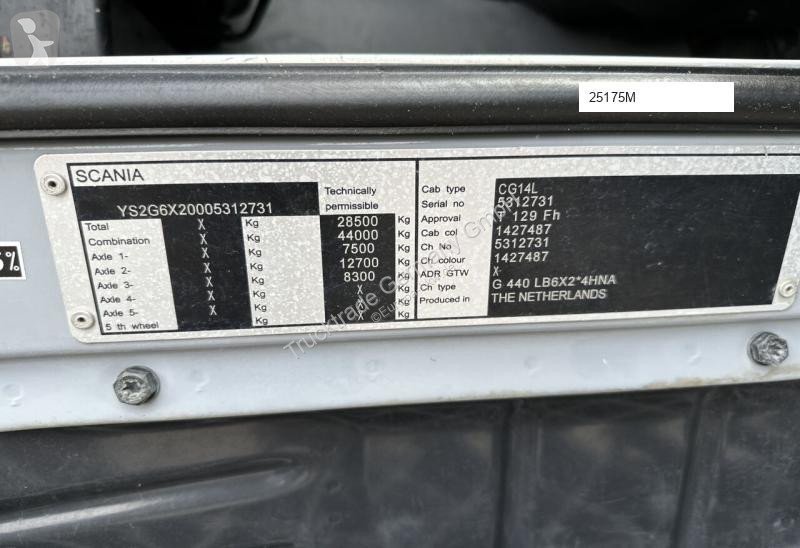 Camion Scania G440 6x2 Nencki Absetzkipper /...