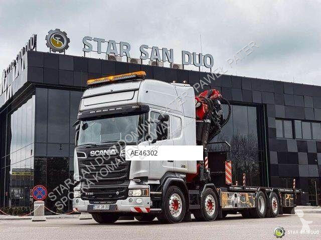 Camion Scania R730 8x2 Fassi F990 Fly Jib 30m...