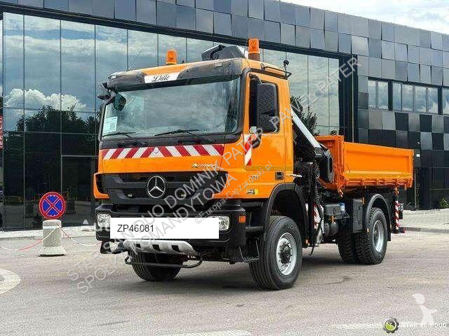 Camion Mercedes 1841 AK 4x4 Hiab 288E-7 Crane...