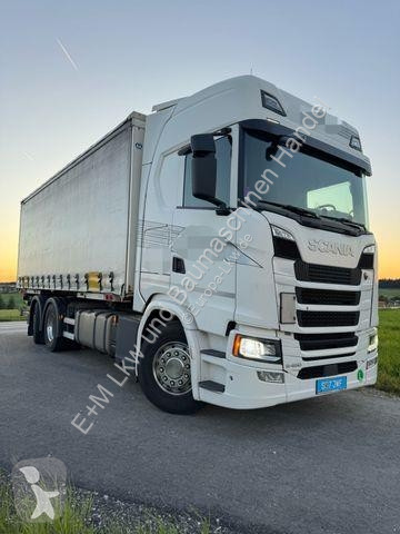 Camion Scania 6X2 BDF WAP MIT ANHÄNGER