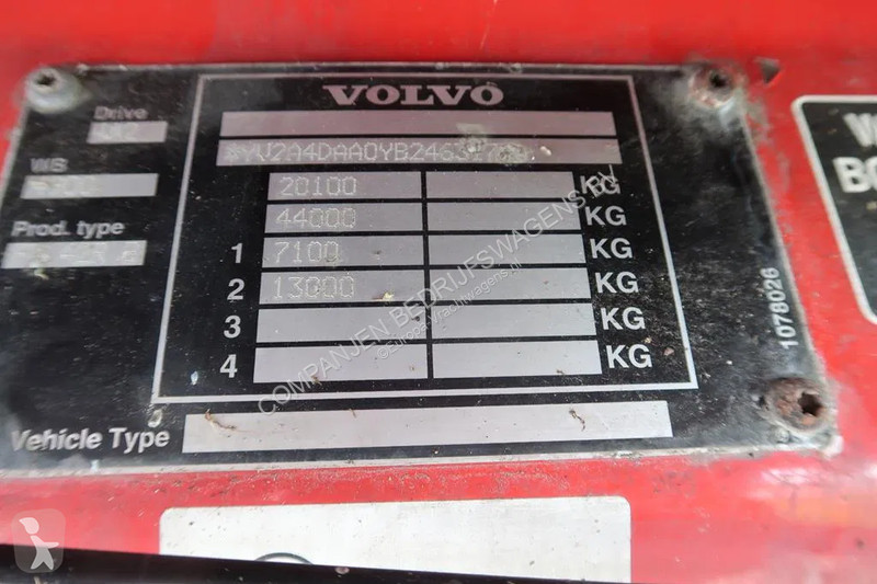 Camion Volvo 12420 12-420 - Platform truck