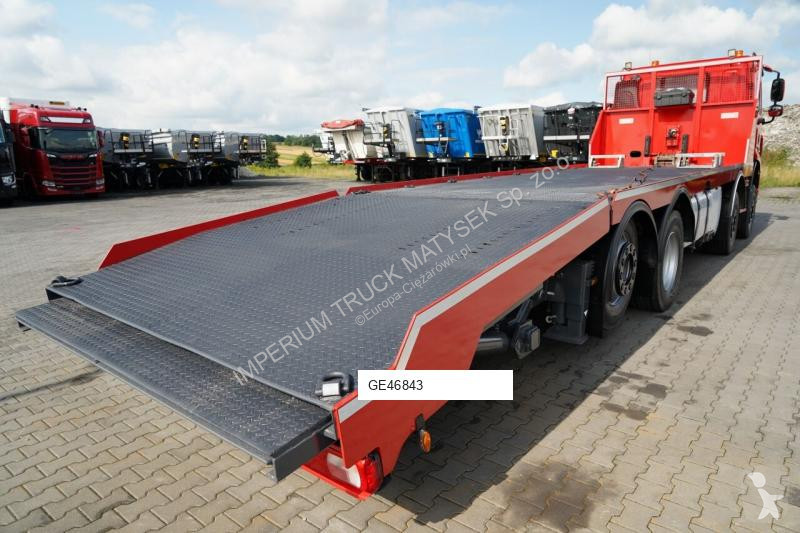 Camion DAF CF 480 / 8x2 / LAWETA / PLATFORMA /...