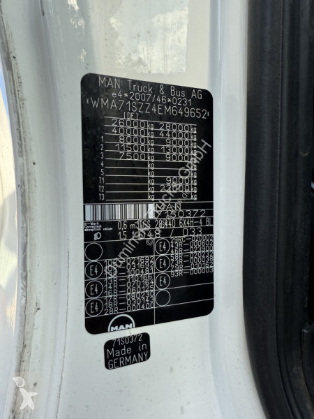 Kamion MAN TGS 28.440 6X4H-4 Atlas 290 bis 24...