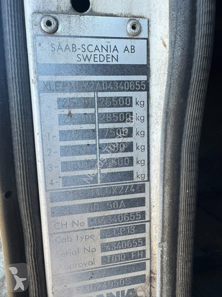 Lastbil Scania - 280 (14.000L / MANUAL PUMP &...