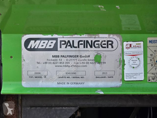 Camion DAF FA 55300 / Ladebordwand + Kofferseite