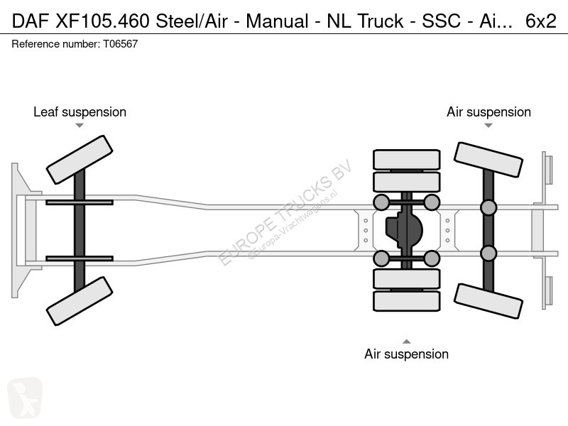 Camion DAF 460 Steel/Air - Manual - NL Truck -...