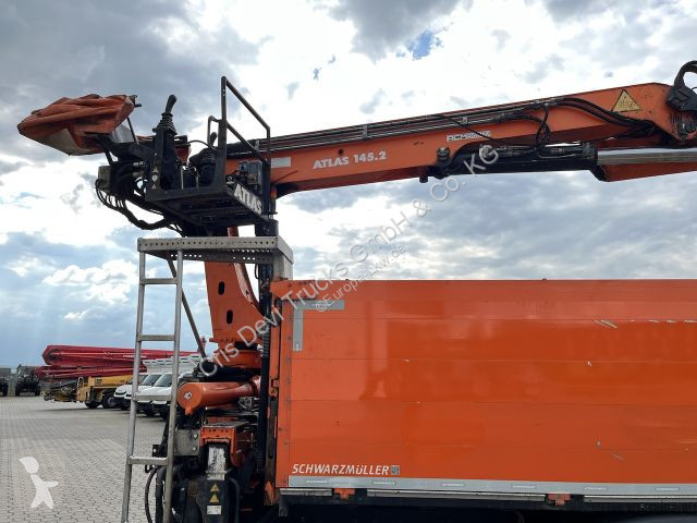 Lastbil MAN TGX 6x2 Atlas 145.2 Kran Baustoff /...