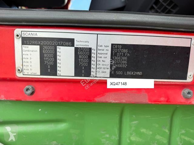 Kamion Scania R500 V8 6x2  Highline / Cabel...