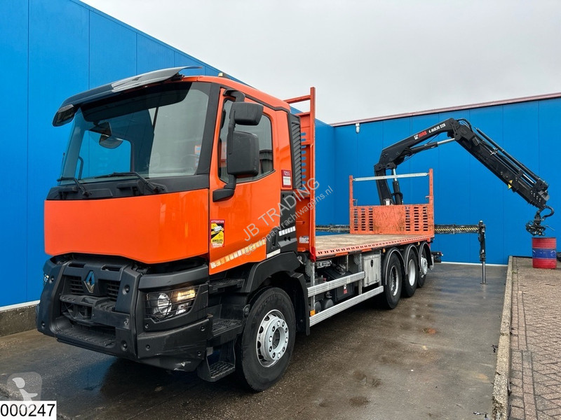 شاحنة Renault C 430 8X4, EURO 6, HIAB, X-HIDUO...