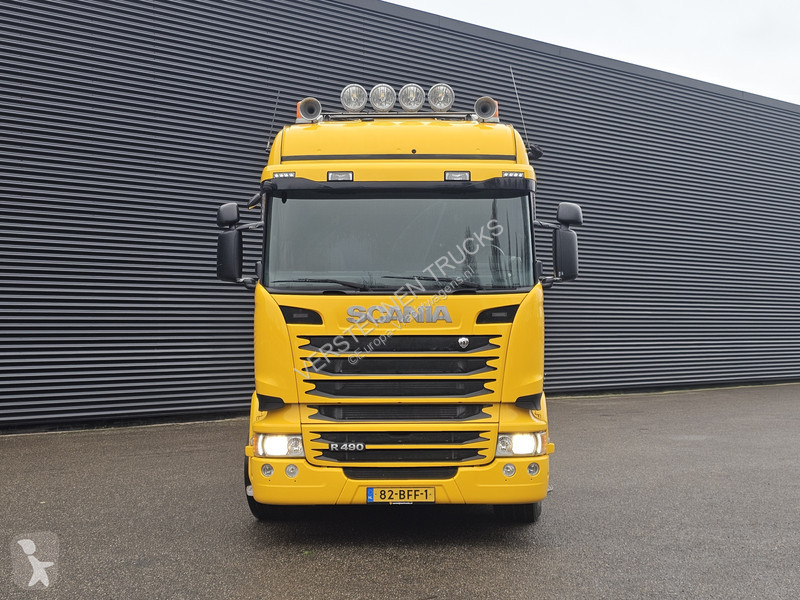 شاحنة Scania R490 8X2/6 / HMF 50TM + JIB / N-TRUCK