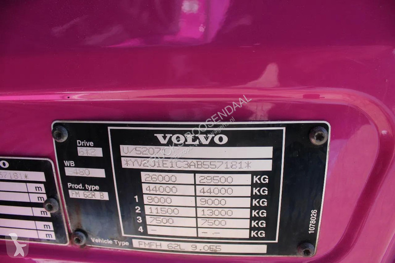 شاحنة Volvo FM 370 + PALFINGER 23002  /6EXT +...