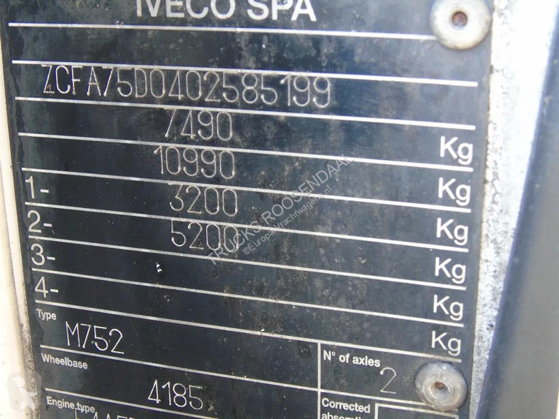 شاحنة Iveco ML 75 E18 + MANUAL + EURO 5