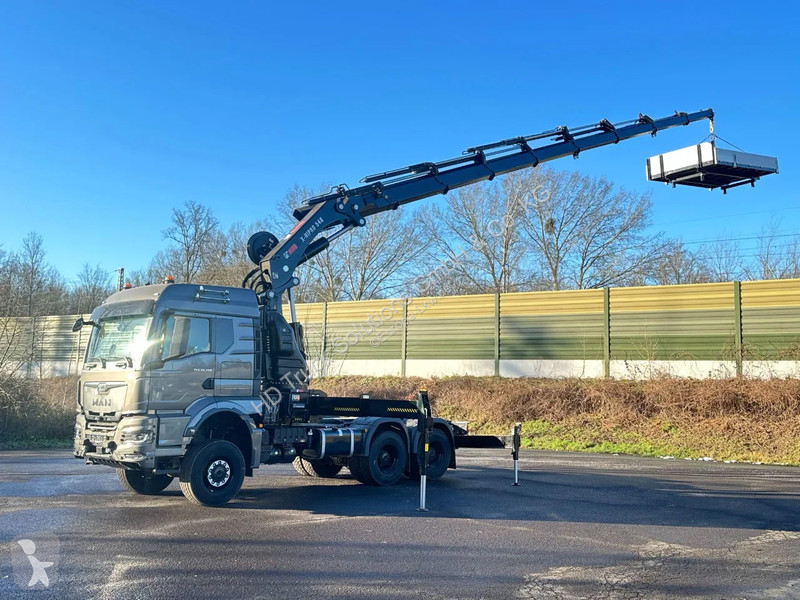شاحنة MAN 33.540 MAN  33.540 6x6 Kran Kran Hiab...