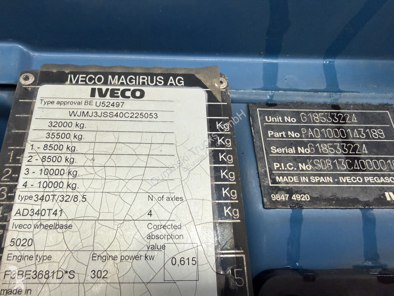 شاحنة Iveco 410 / AD340T41 8X4