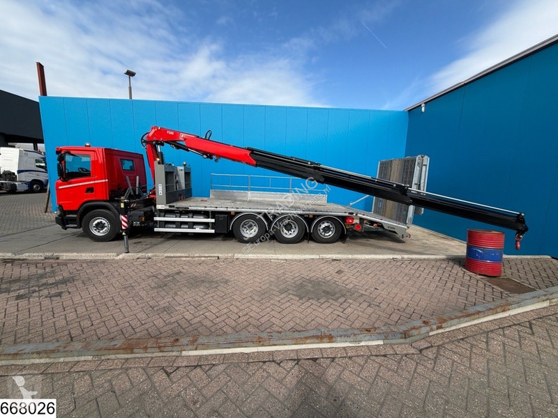 Camion Scania 410 6e, CN, 8x4, Retarder, Fassi