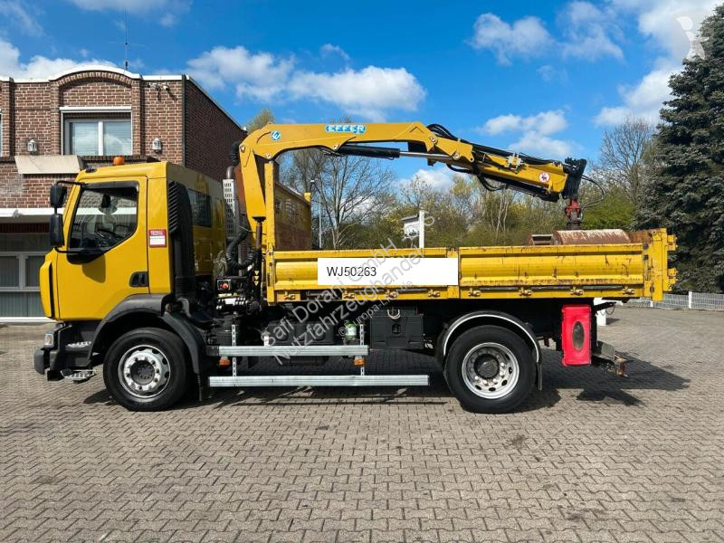 شاحنة Renault D14 220 3Skipper + Effer 65 2S Kran