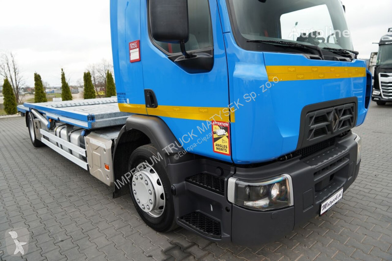 شاحنة Renault D WIDE 380 DE11 / 4X2 / LAWETA 8...
