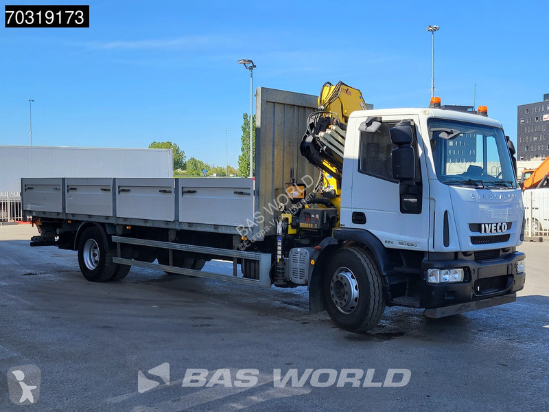 شاحنة Iveco 180E300 4X2 Hyva V911 3S Crane Kran...