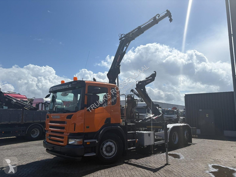 شاحنة Scania P280 + HIAB 111BS-2 DUO + 6X2 +...