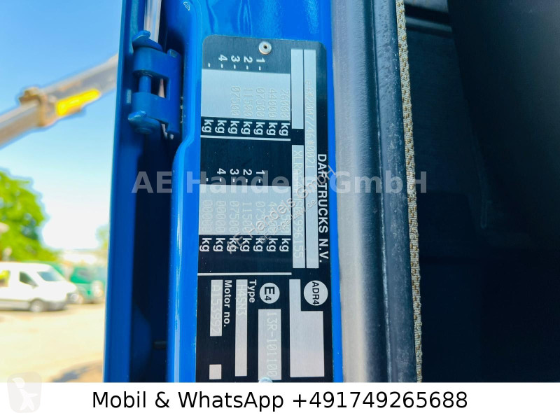 شاحنة DAF 105510 BL 6x4...