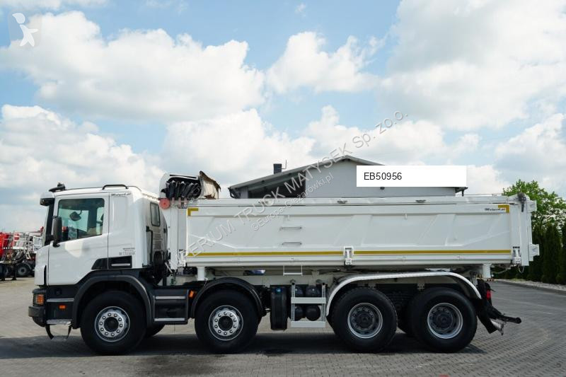 شاحنة Scania P 440 / 8x4 / WYWROTKA 2 STRONNA /...