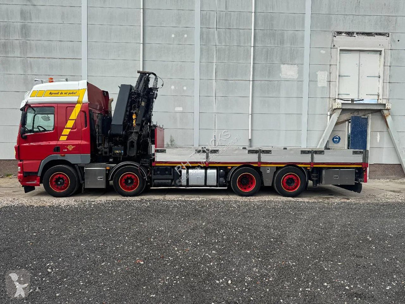 شاحنة DAF 85460 8X2 HIAB 477E-7 + JIB 75X +...