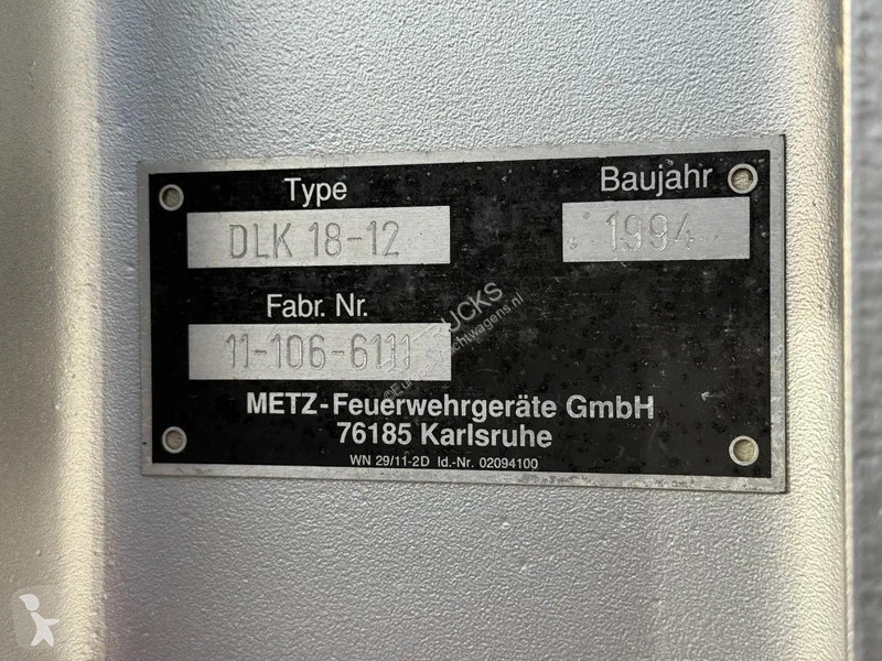 شاحنة Mercedes F + METZ DLK 18-12 LIFT +...