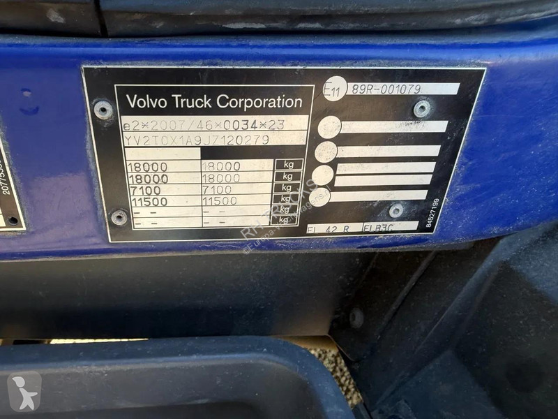 شاحنة Volvo 250 GESLOTEN BAKWAGEN + KLEP