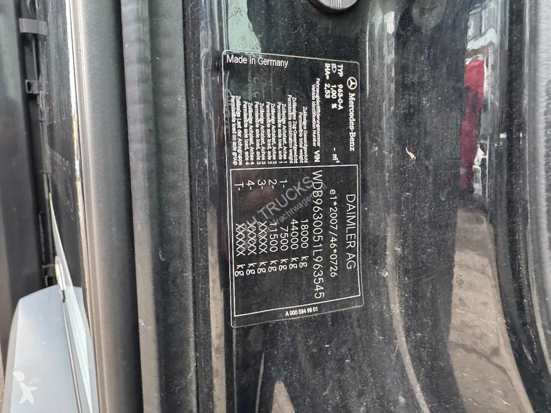 شاحنة Mercedes 1843 EURO 6 + KÄSSBOHRER HANGER...