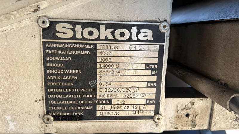 Lastbil DAF 85340 (STOKOTA 4 COMPARTIMENTS /...