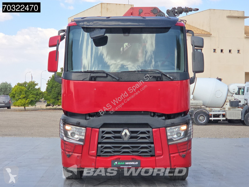 شاحنة Renault C 380 6X2 Grua HMF 4020 6x...