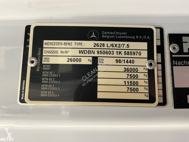 شاحنة Mercedes 2628 Meiller 20 Ton...
