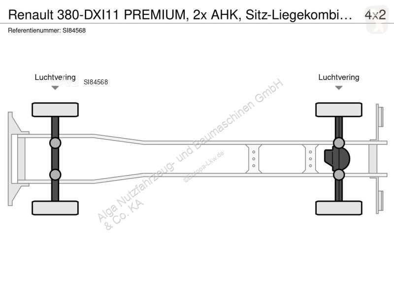 شاحنة Renault 380-DXI11 PREMIUM, 2x AHK,...