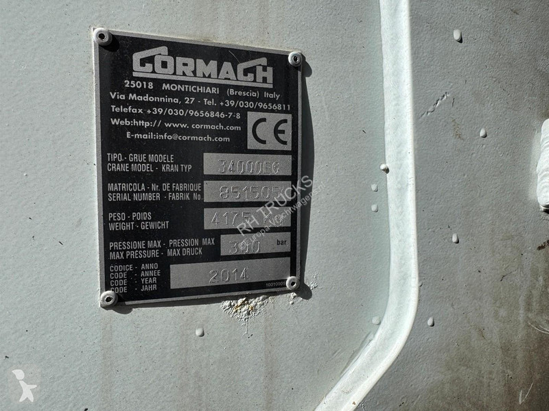 شاحنة MAN TGX 26.440 6x2 EURO 6 + CORMACH...
