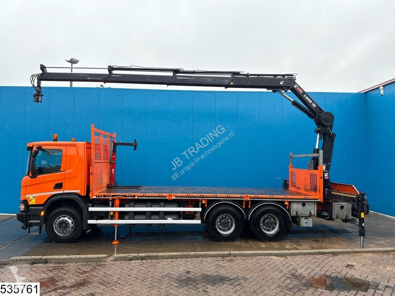Camión Scania 6x4, EURO 6, CNG, Hiab, Remote