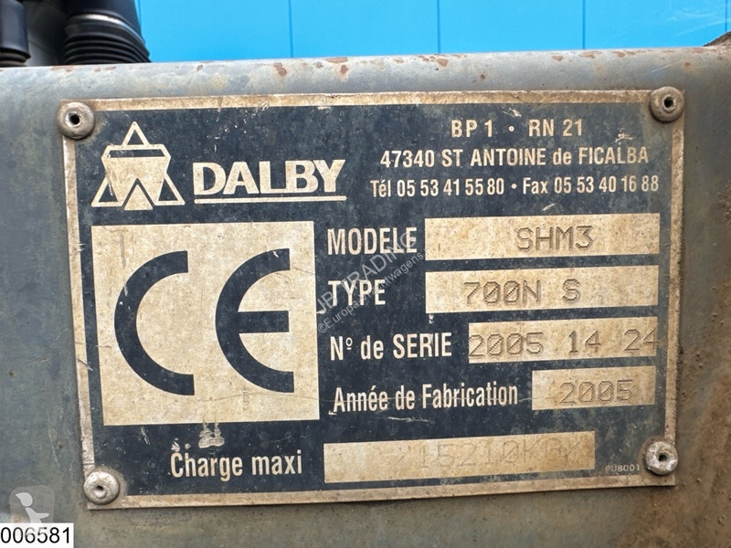 Camion Mercedes 2541 EURO 3, 6x2, Dalby, PTO,...