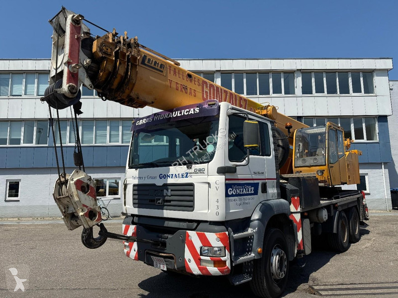 شاحنة MAN 33.430 6X4 EURO 3 + LUNA GT-40/32...