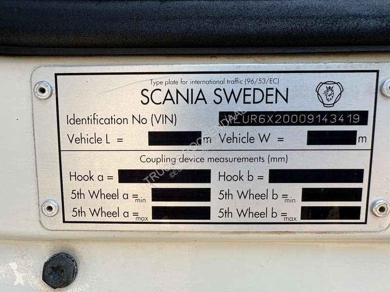 شاحنة Scania R 480 6X2 + 3 PEDAS + STEERING AXE...