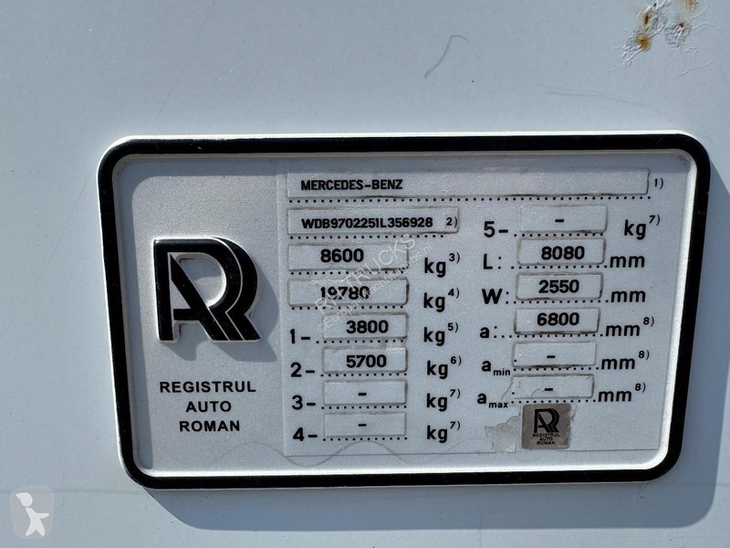 Camion Mercedes 824 + TRAILER 2008 DE REMA 1 AXLE
