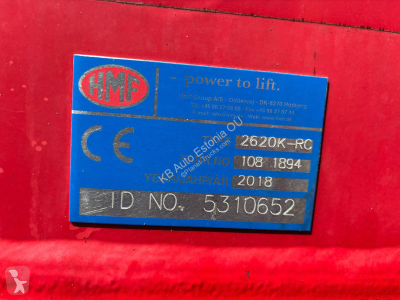 شاحنة Scania G 480 8x2/4 HMF 2620K YEAR 2018 /...