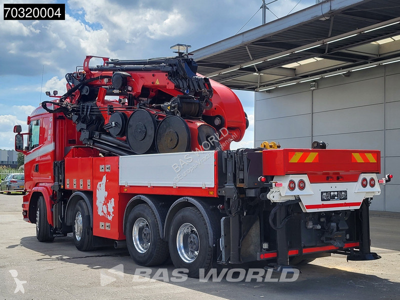 شاحنة Scania 490 8X4 EFFER 1750/8S + JIB 6S...