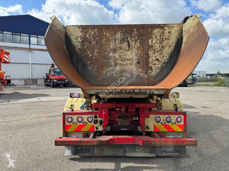 شاحنة Scania R520 V8 8X2 EURO 6 KIPPER + HMF...