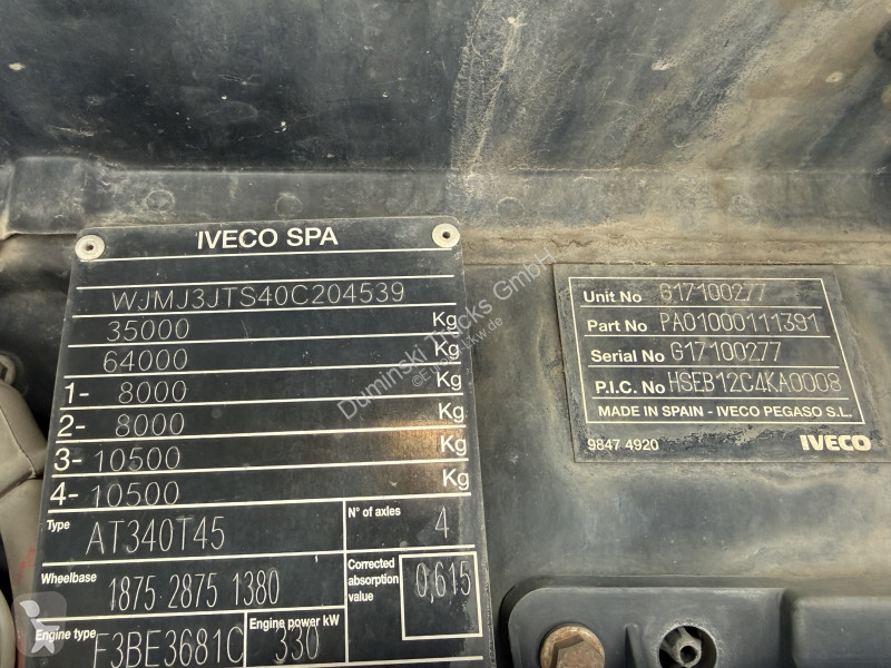 شاحنة Iveco 450 / AT340T45 8X4