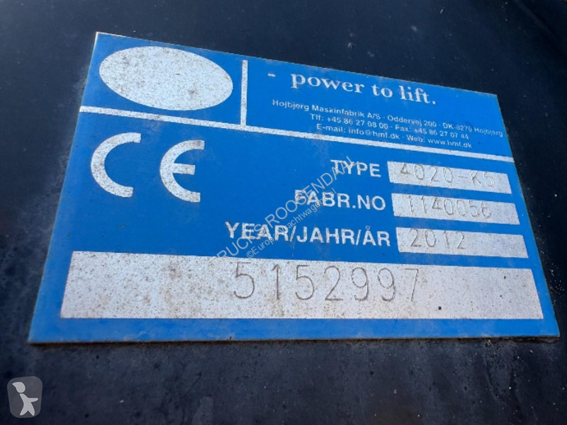 شاحنة Iveco 360 + HMF 4020 K5 + EURO 6 + JIB...