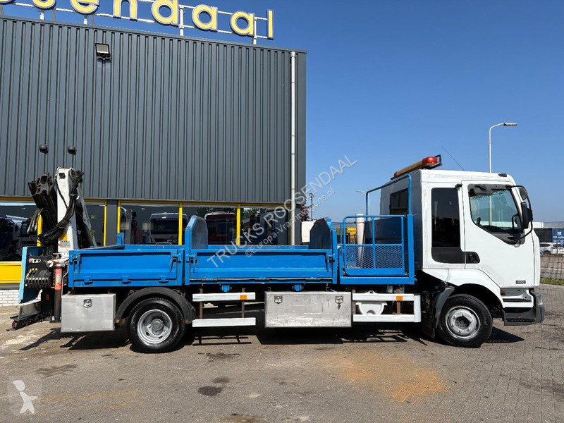 شاحنة Renault 220 + PALFINGER PK 6001 + tipper...
