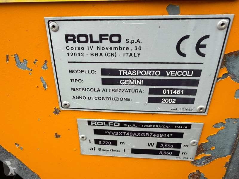شاحنة Volvo 500 6X2 EURO 6 - ROLFO GEMINI + GS...