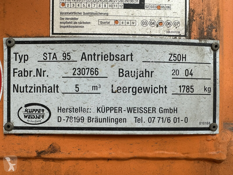 Vrachtwagen  STA95 Salzstreuer STA95...