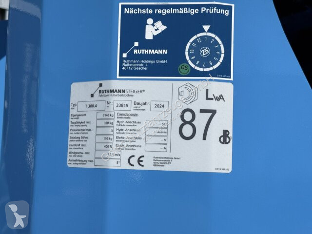 شاحنة MAN TGL 8.160 4X2 BB Hubarbeitsbühne...