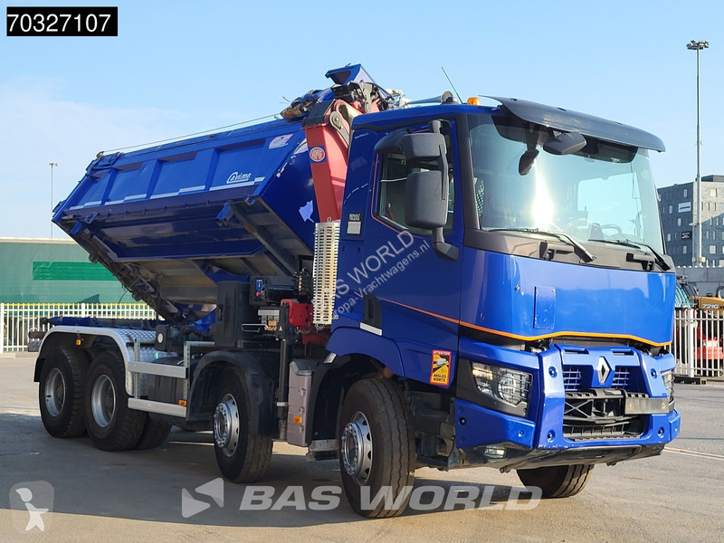 شاحنة Renault C 480 C 8X4 HMF 2243 Z-Crane...