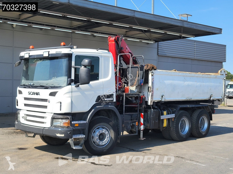 Kamion Scania 400 6X4 HMF 1444-Z2 Crane Remote...